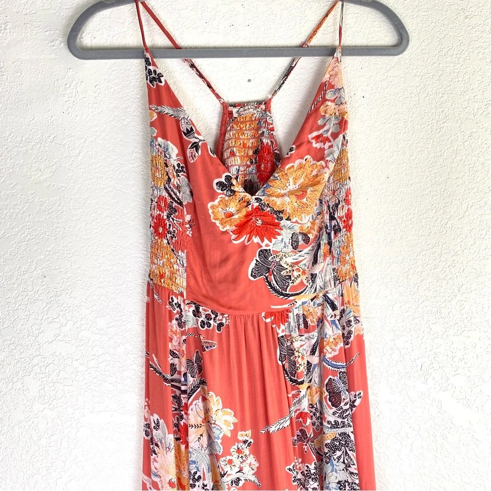 Free people through the vine maxi dress Size Small orange - Picture 7 of 16